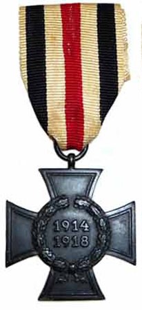 Honor Cross for WW1 Service for Widows or Orphans