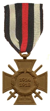 Honor Cross for WW1 Service - with Swords