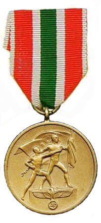 Entry into Memel Medal