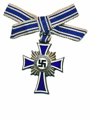 Croix d'honneur de la mère allemande argent